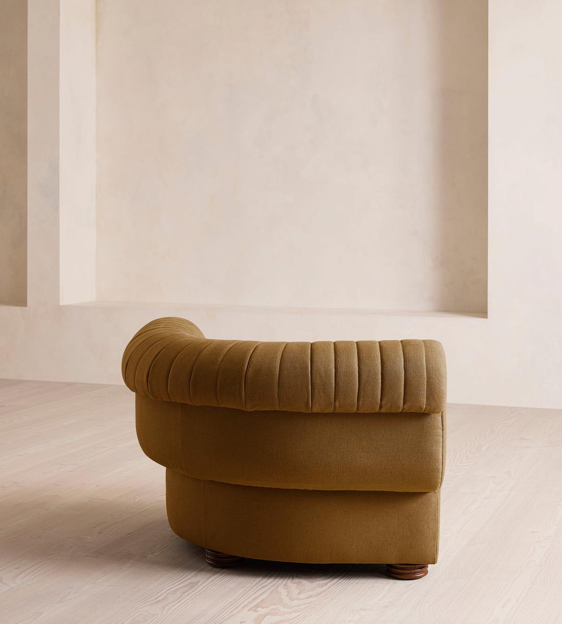 Rava Modular Sofa - Left Arm Module - Linen - Ochre - Image 9