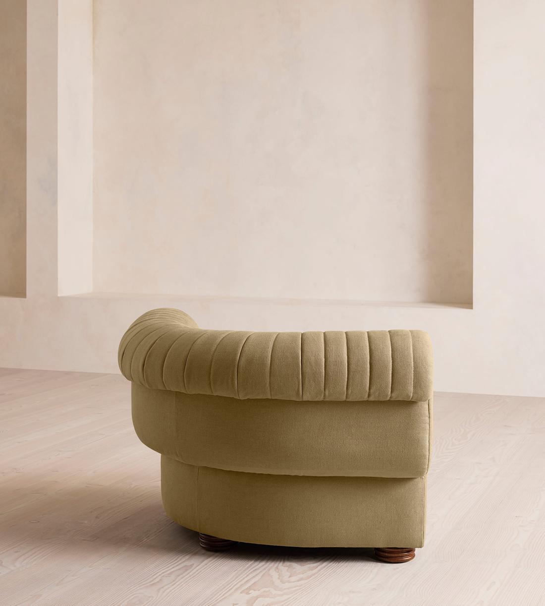 Rava Modular Sofa - Corner Module - Linen - Wheat - Image 9