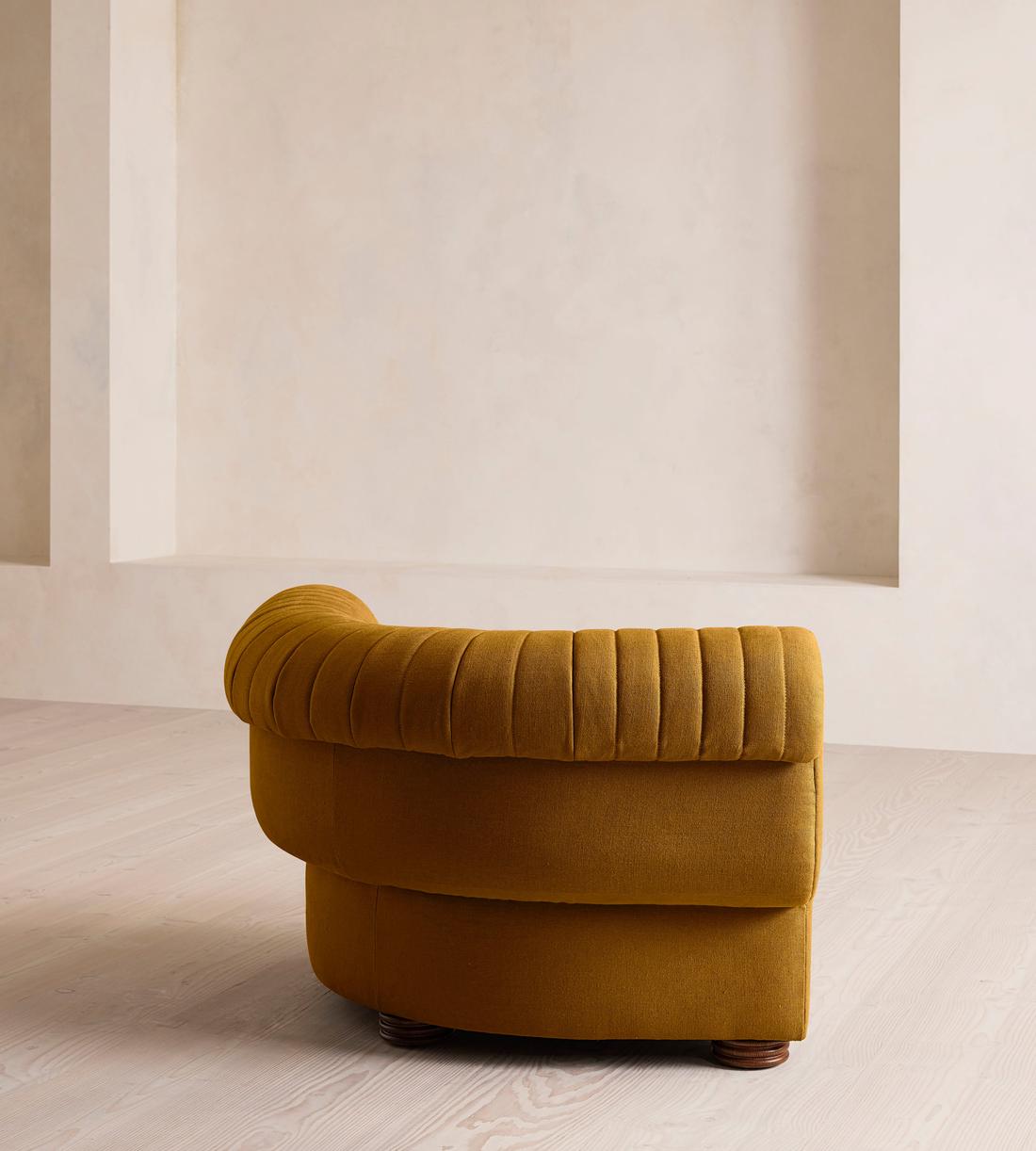 Rava Modular Sofa - Corner Module - Linen - Turmeric - UK - Image 9