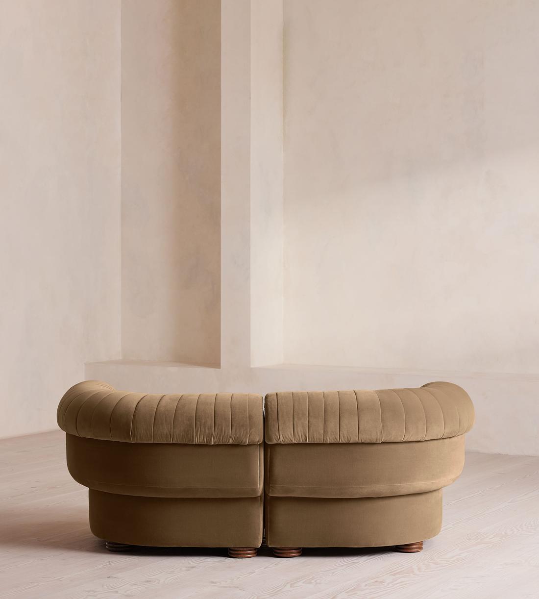 Rava Modular Sofa - Three Seater - Velvet - Truffle - UK - Images - Image 4