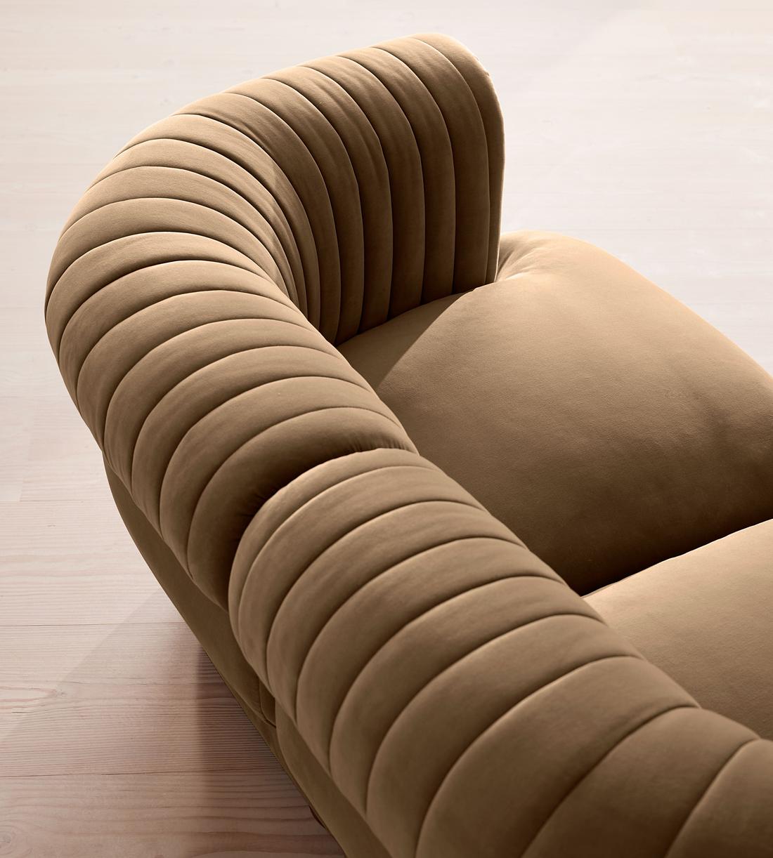 Rava Modular Sofa - Three Seater - Velvet - Truffle - UK - Images - Image 5