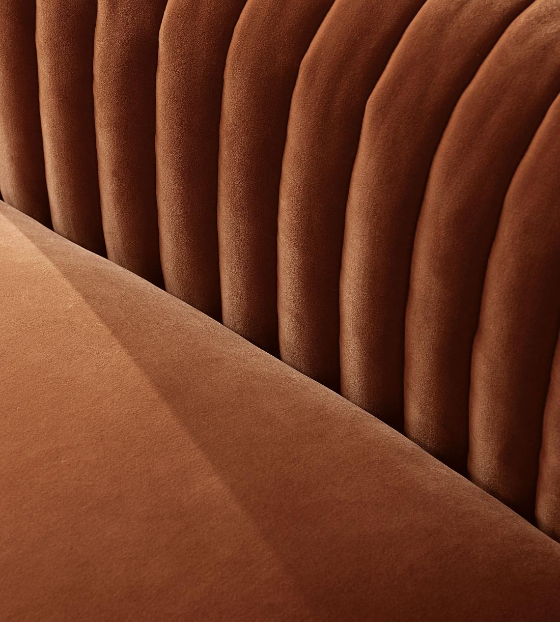 Rava Modular Sofa - Four Seater - Velvet - Cinnamon - UK - Images - Image 6
