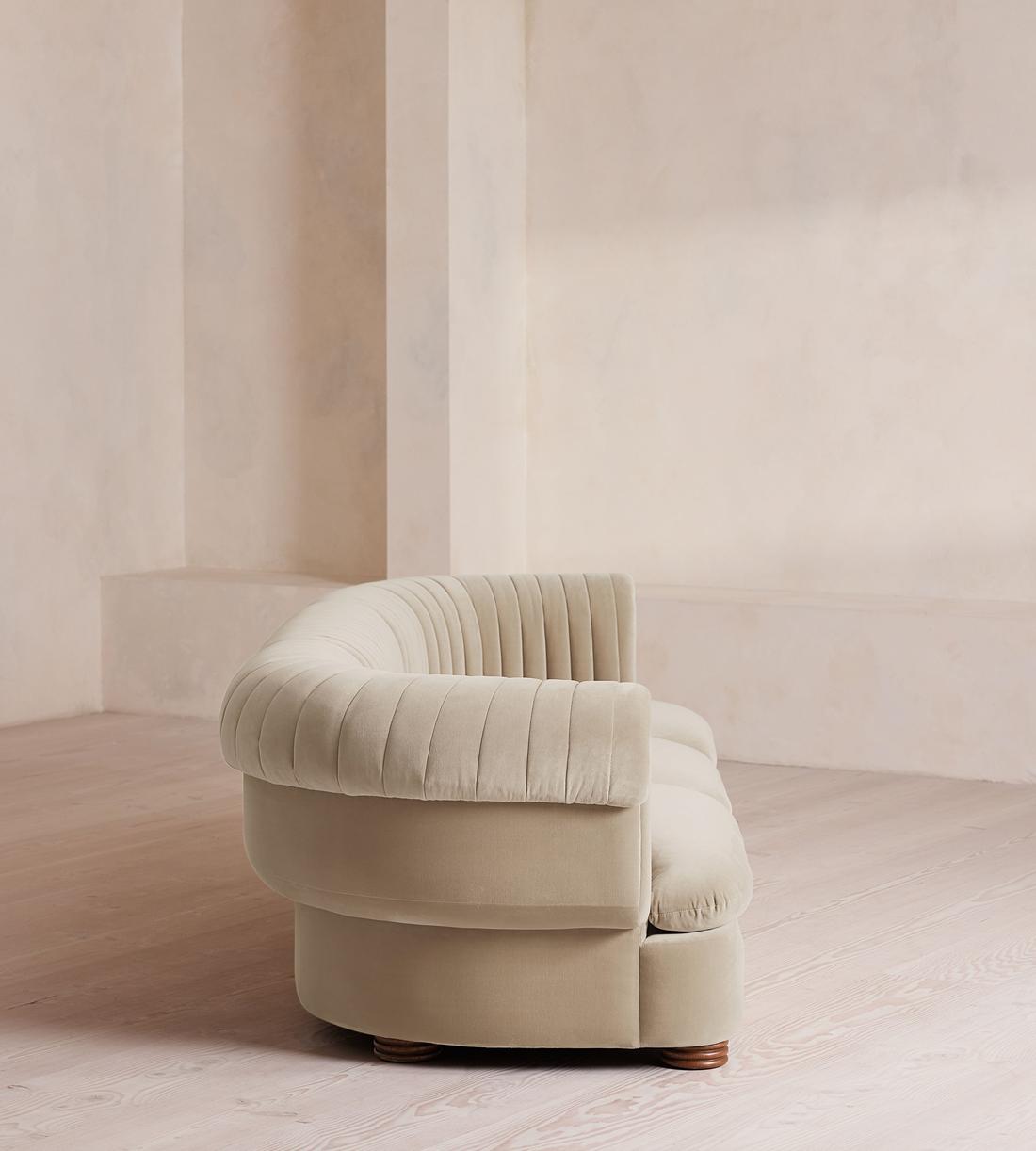 Rava Modular Sofa - Four Seater - Velvet - Oyster - UK - Images - Image 3