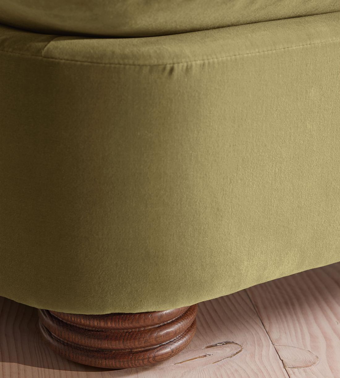 Rava Sectional Sofa - Three Seater - Velvet - Lichen - US - Images - Image 7