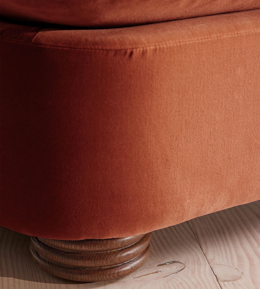 Rava Modular Sofa - Three Seater - Velvet - Rust - Images - Image 7