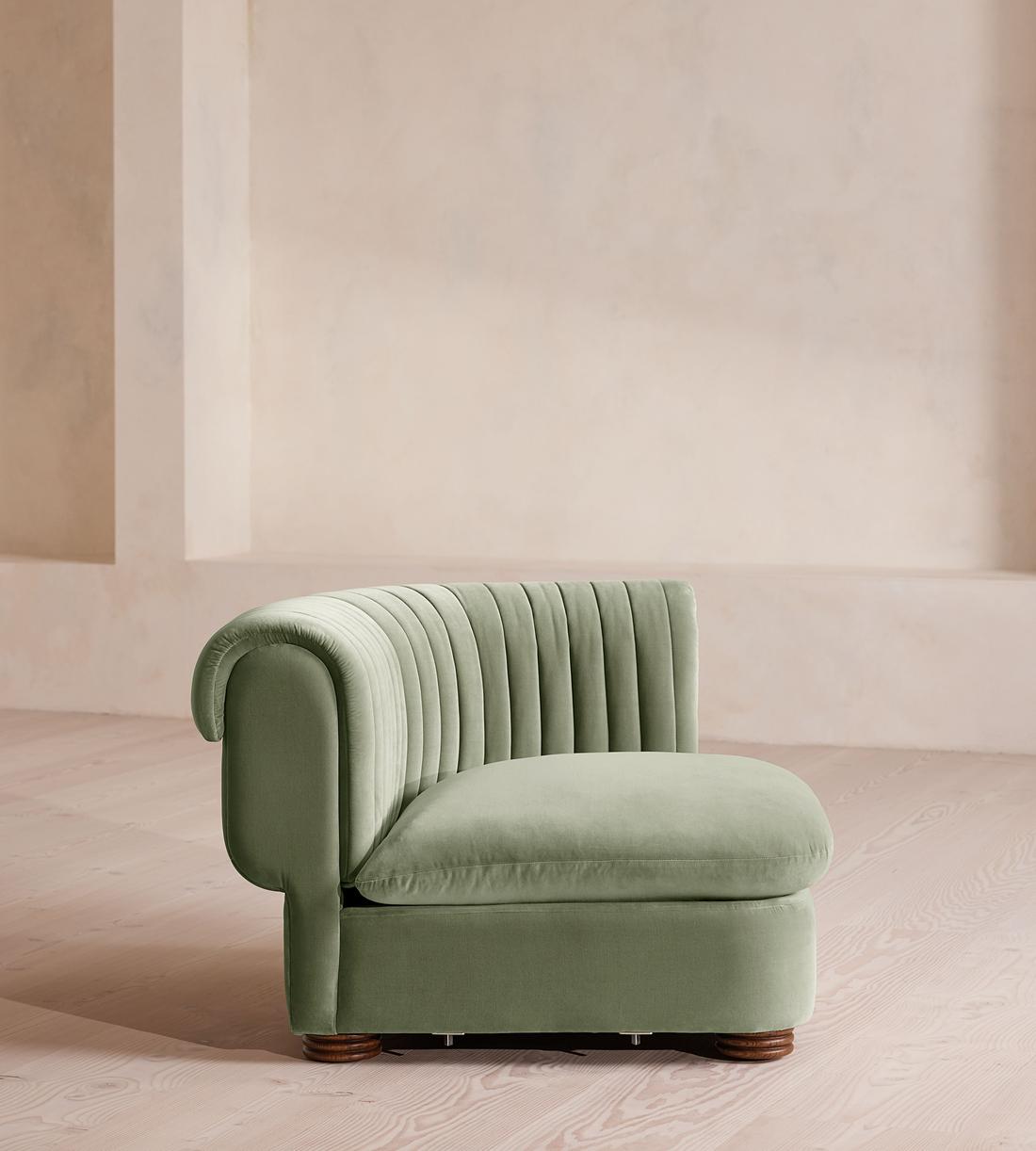 Rava Ottoman - Velvet - Seafoam - US - Image 8