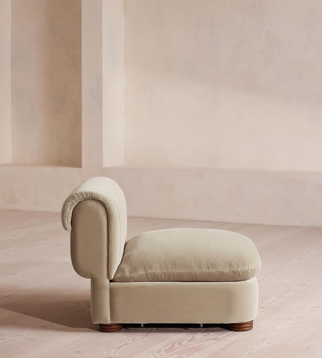 Rava Ottoman - Velvet - Oyster - US - Image 9