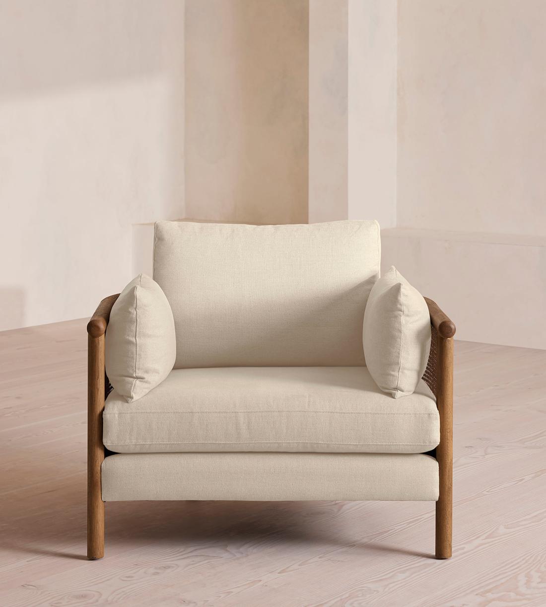 Sydney Armchair - Linen - Bisque - Listing - Image 2