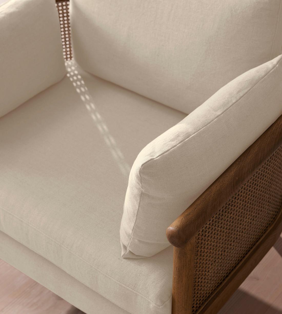 Sydney Armchair - Linen - Bisque - Images - Image 5