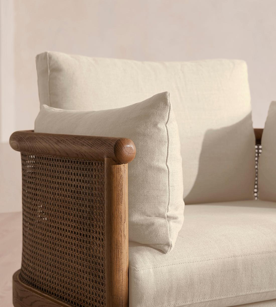 Sydney Armchair - Linen - Bisque - Images - Image 7