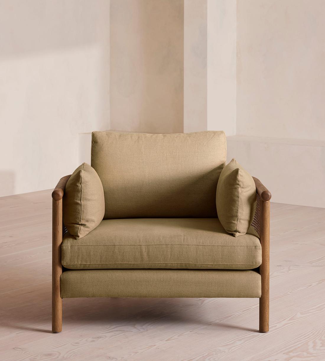 Sydney Armchair - Linen - Wheat - US - Listing - Image 2