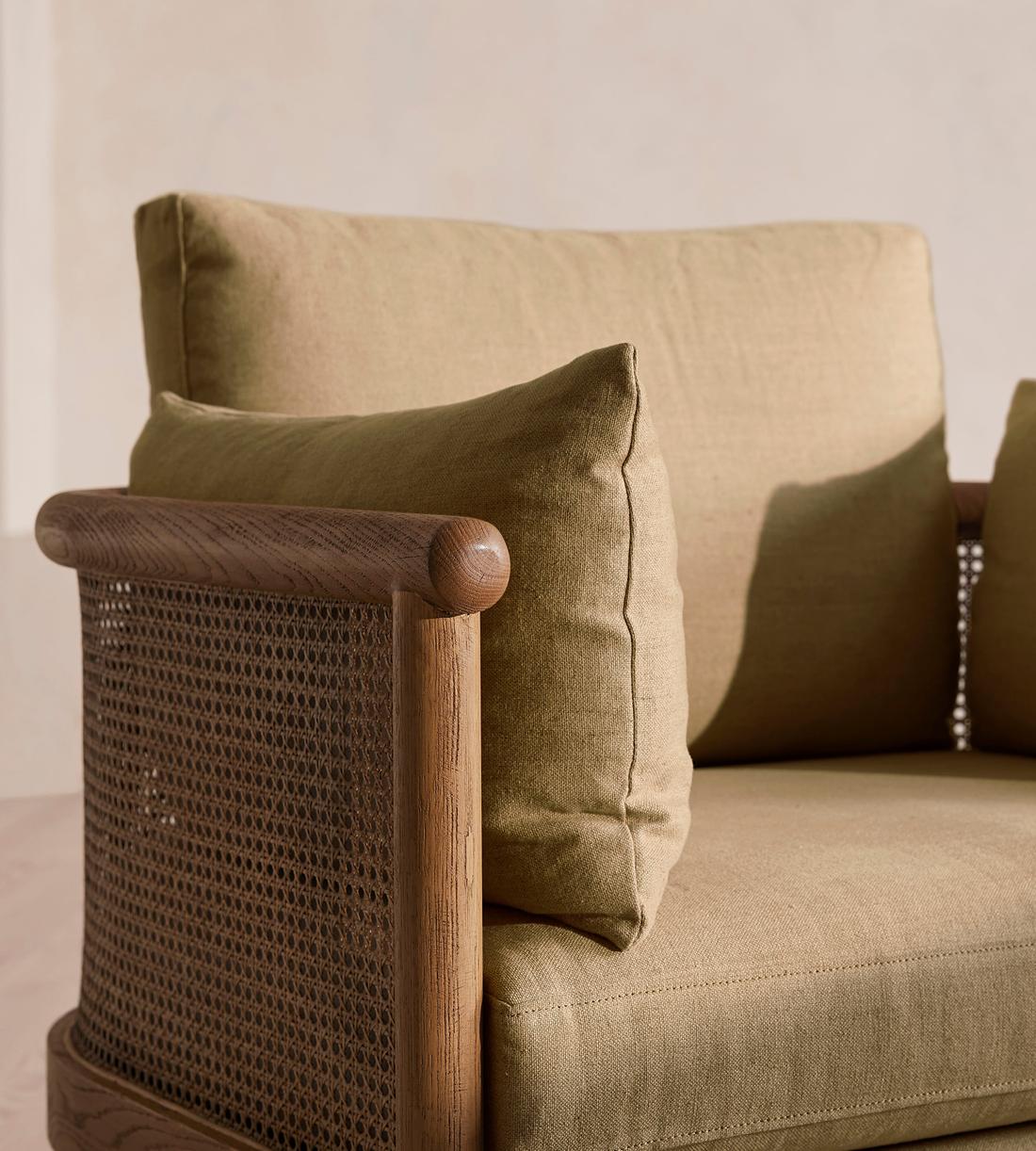 Sydney Armchair - Linen - Wheat - US - Images - Image 7