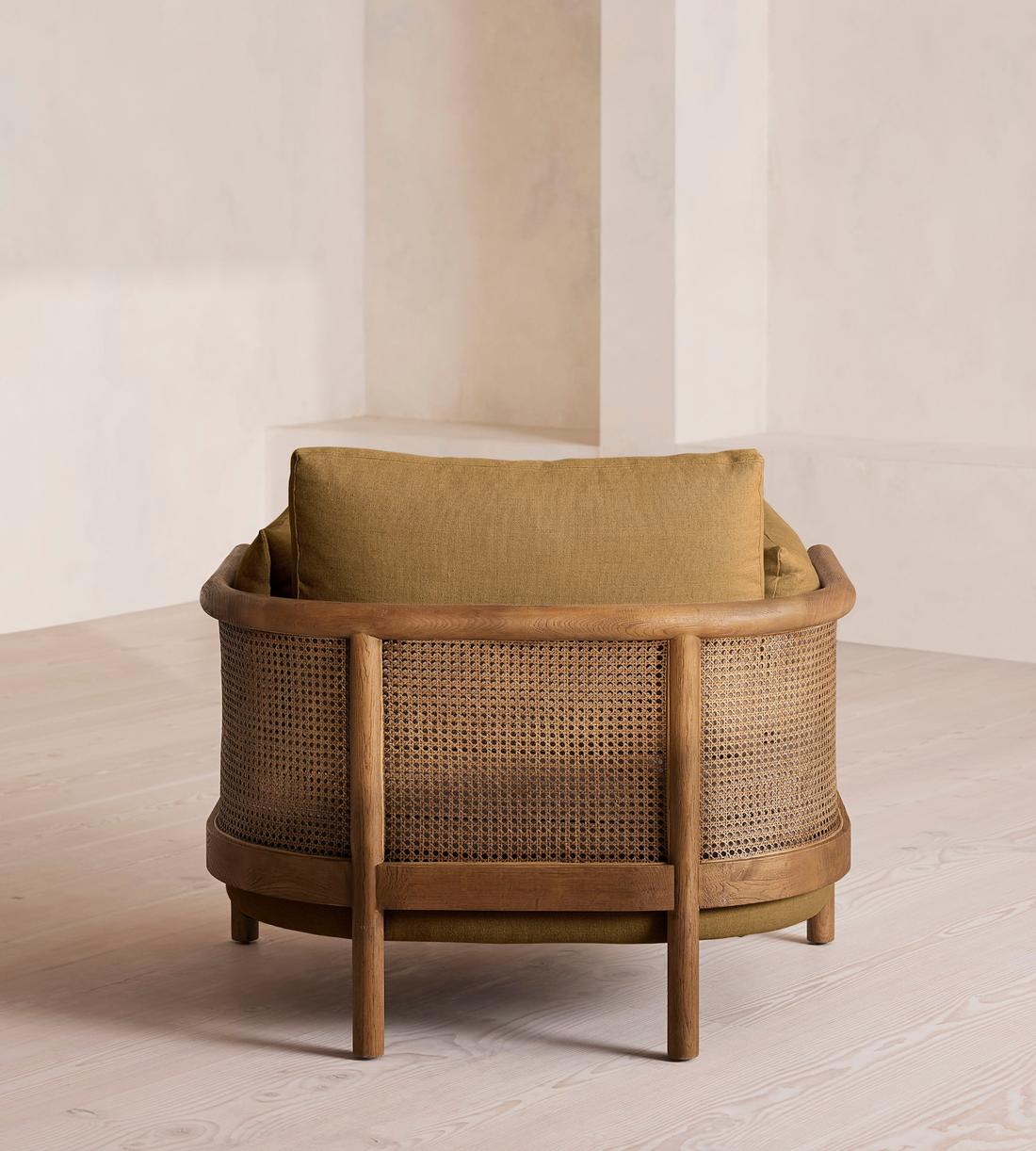 Sydney Armchair - Linen - Ochre - Images - Image 4