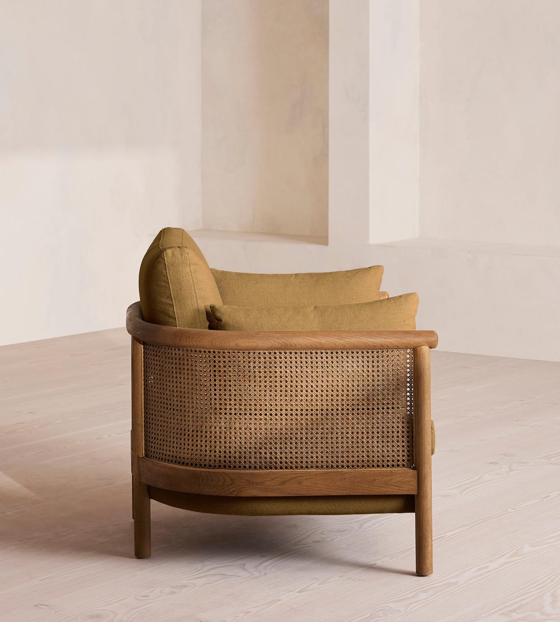 Sydney Armchair - Linen - Ochre - US - Images - Image 3