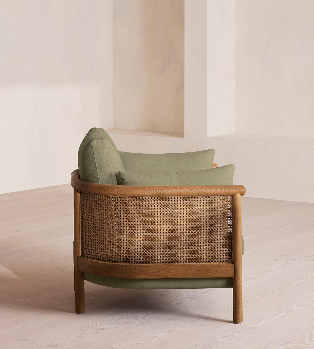 Sydney Armchair - Linen - Sage - Images - Image 3