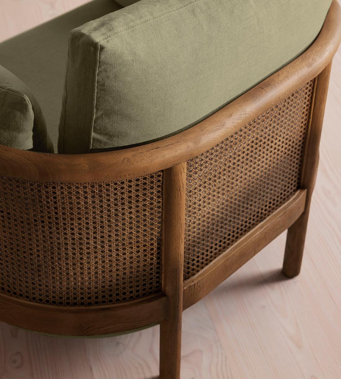 Sydney Armchair - Linen - Sage - Images - Image 6