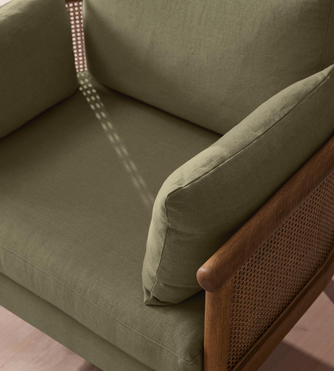 Sydney Armchair - Linen - Sage - US - Images - Image 5