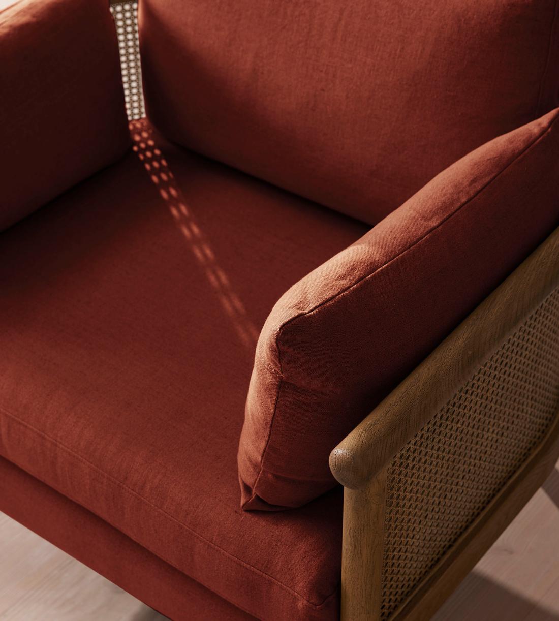 Sydney Armchair - Linen - Sienna, - Images - Image 5