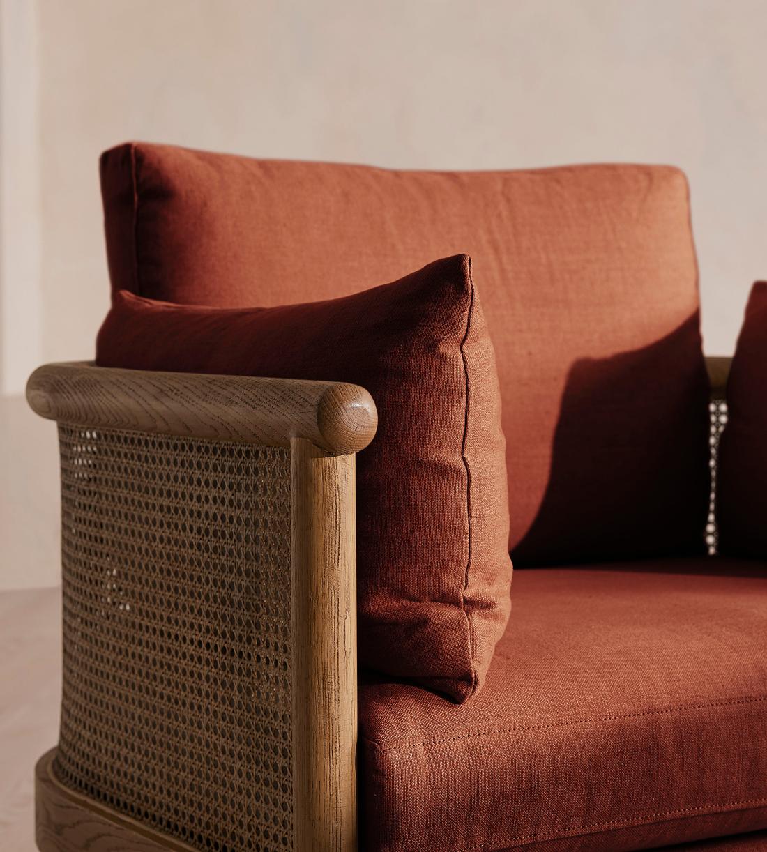 Sydney Armchair - Linen - Sienna, - Images - Image 7