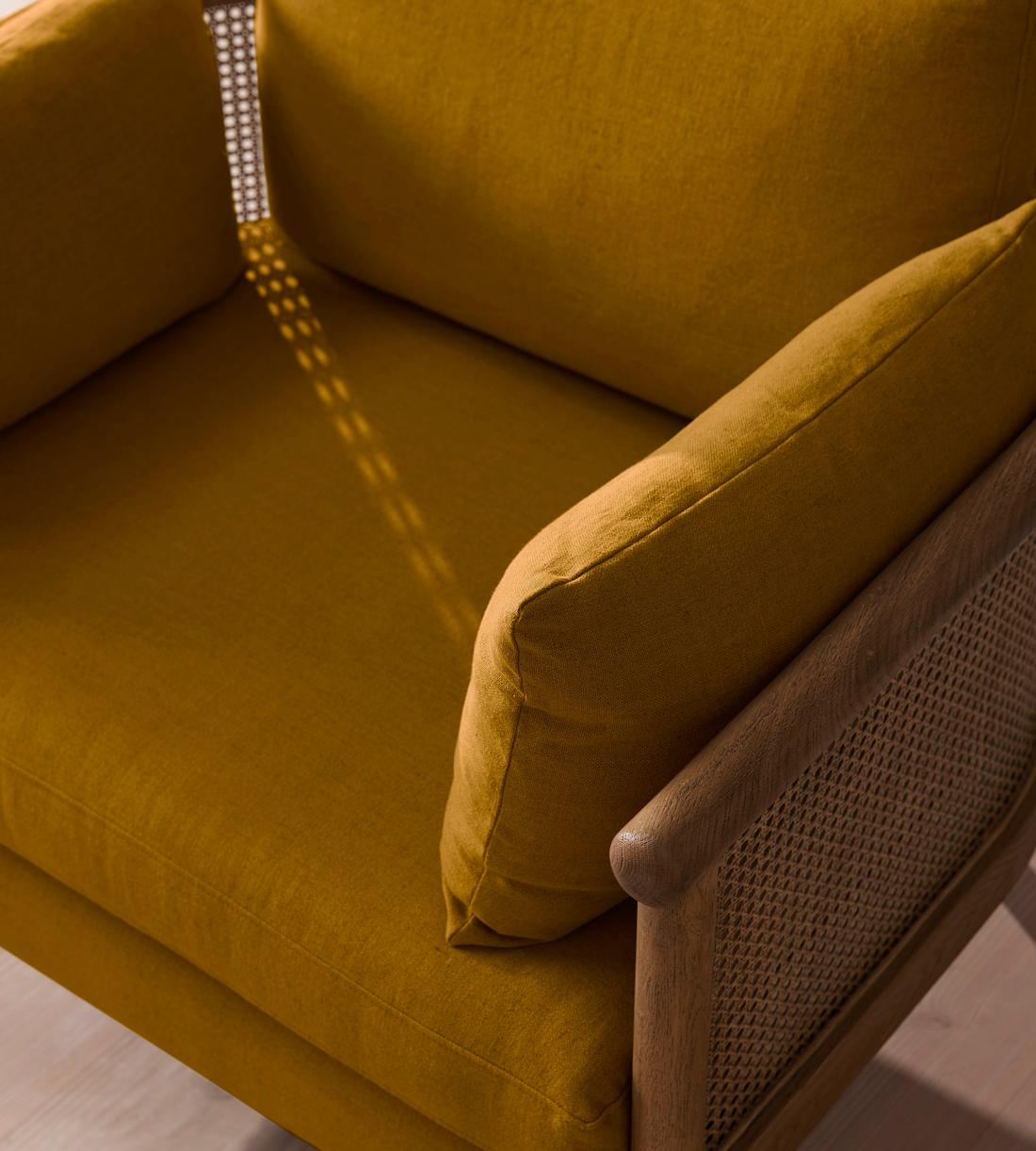Sydney Armchair - Linen - Turmeric - US - Images - Image 5