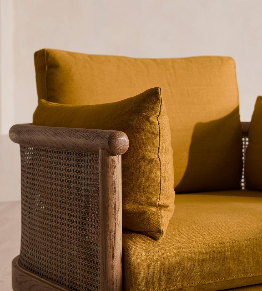 Sydney Armchair - Linen - Turmeric - US - Images - Image 7