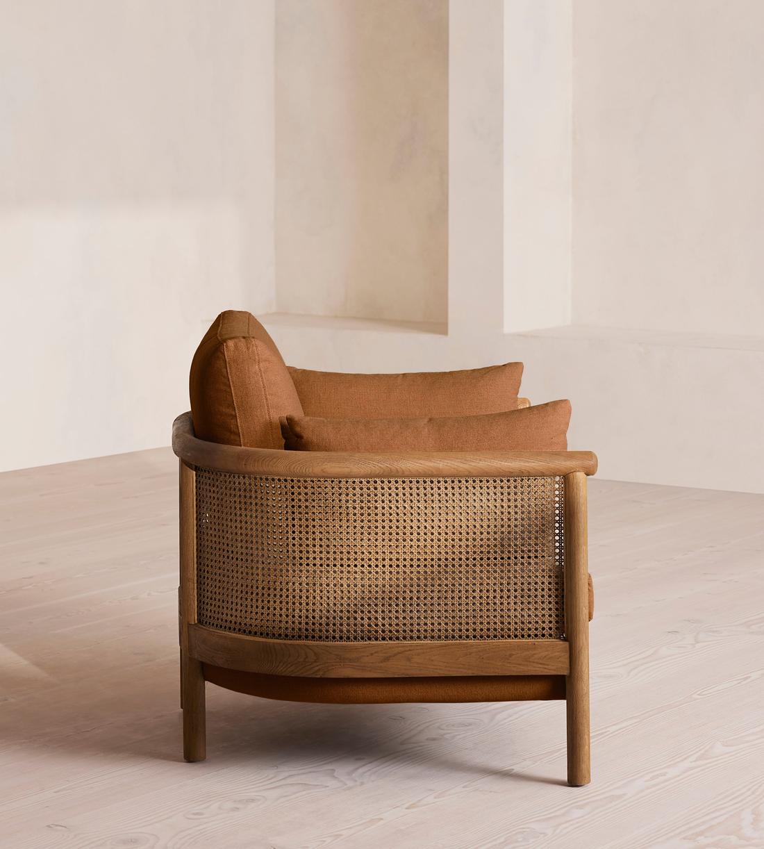 Sydney Armchair - Linen - Terracotta - US - Images - Image 3