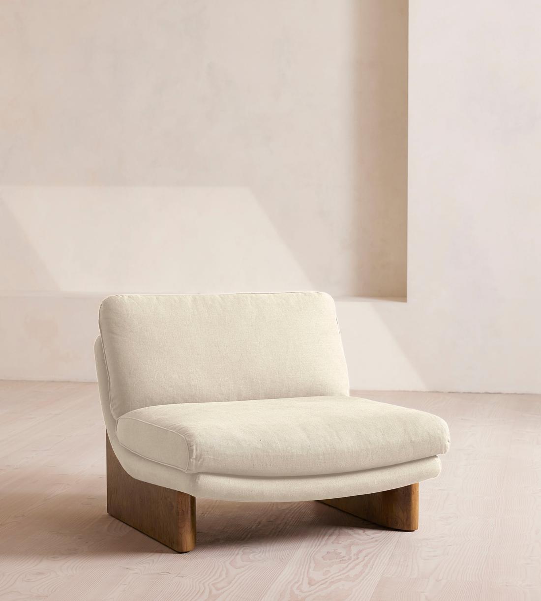 Tellis Chair - Linen - Bisque - UK - Listing - Image 1