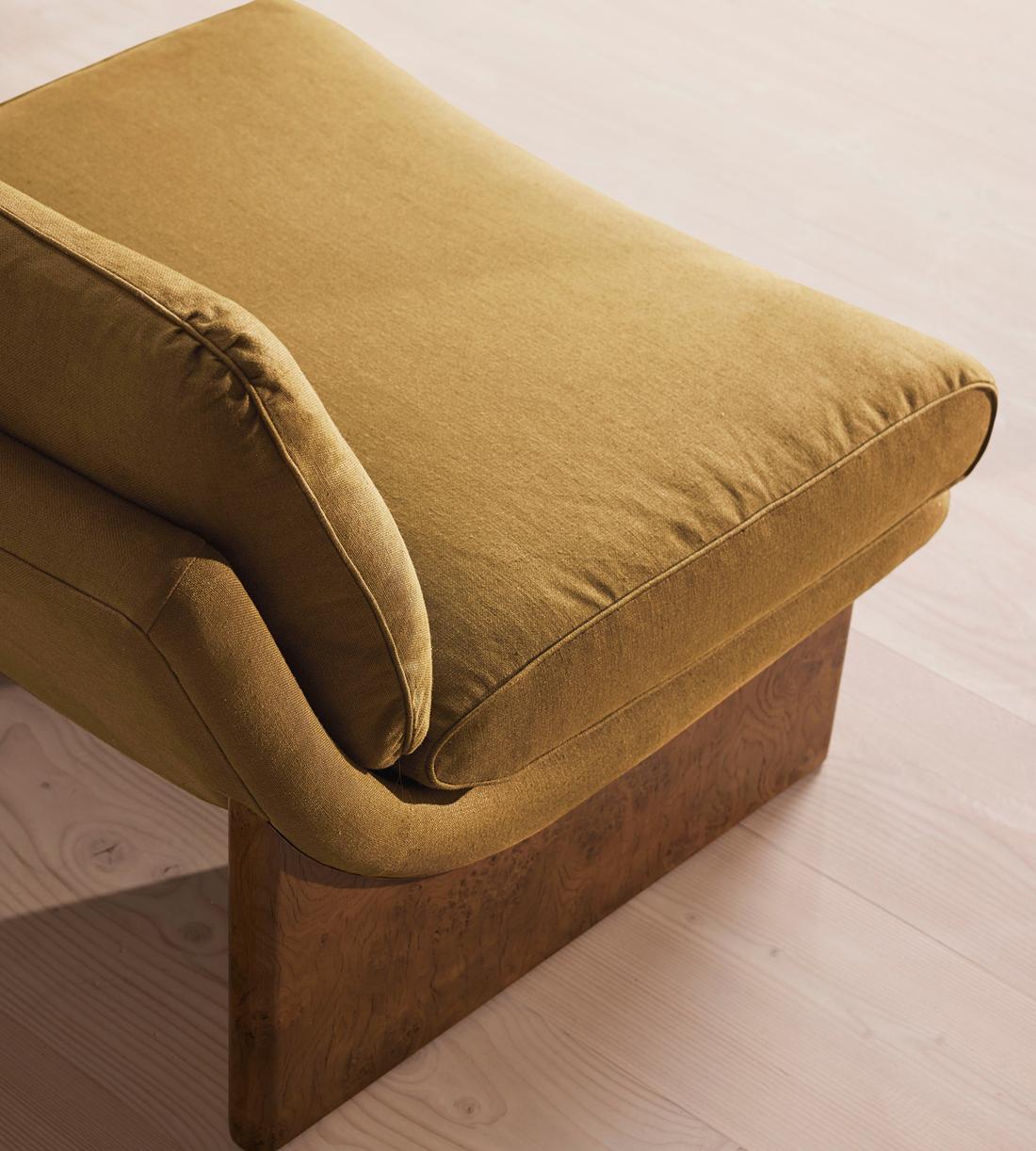 Tellis Chair - Linen - Ochre - UK - Images - Image 5