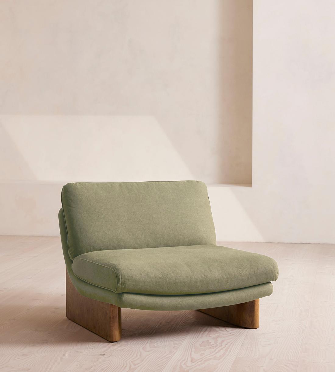 Tellis Chair - Linen - Sage - UK - Listing - Image 1