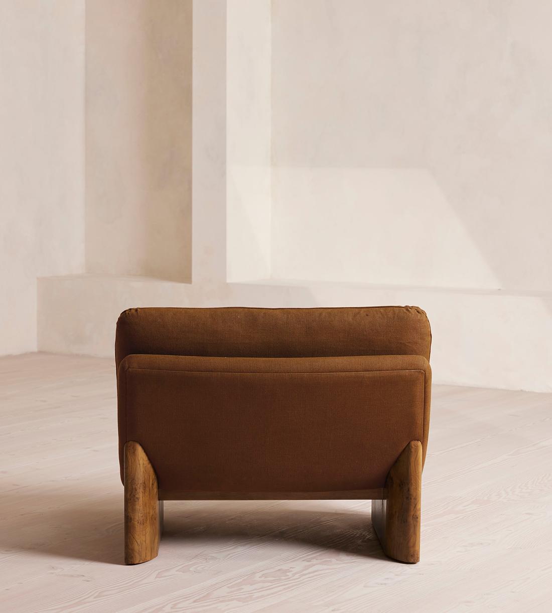 Tellis Chair - Linen - Terracotta - US - Images - Image 4