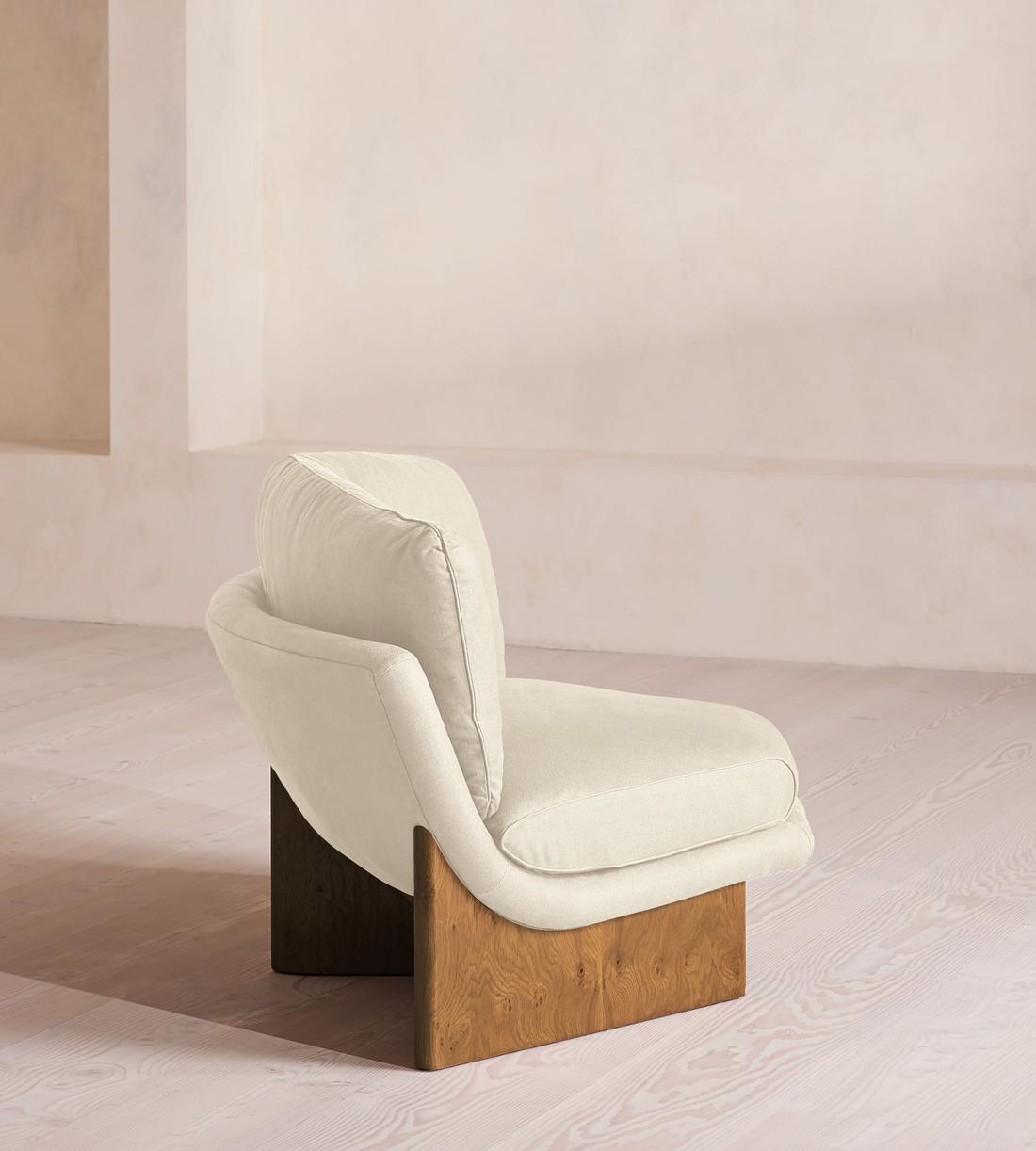 Tellis Corner Chair - Linen - Bisque - UK - Images - Image 3