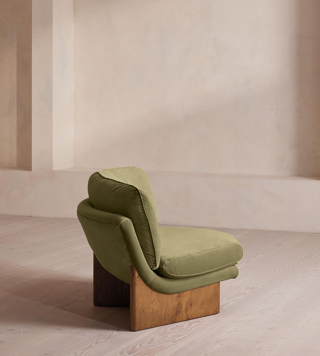 Tellis Corner Chair - Velvet - Lichen - UK - Images - Image 3