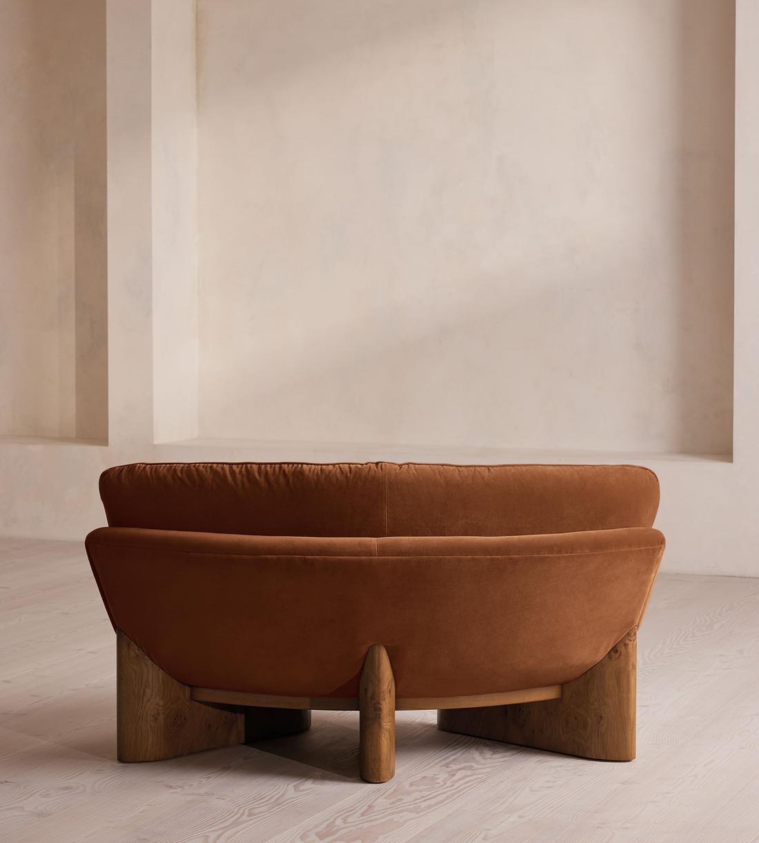 Tellis Corner Chair - Velvet - Cinnamon - UK - Images - Image 4