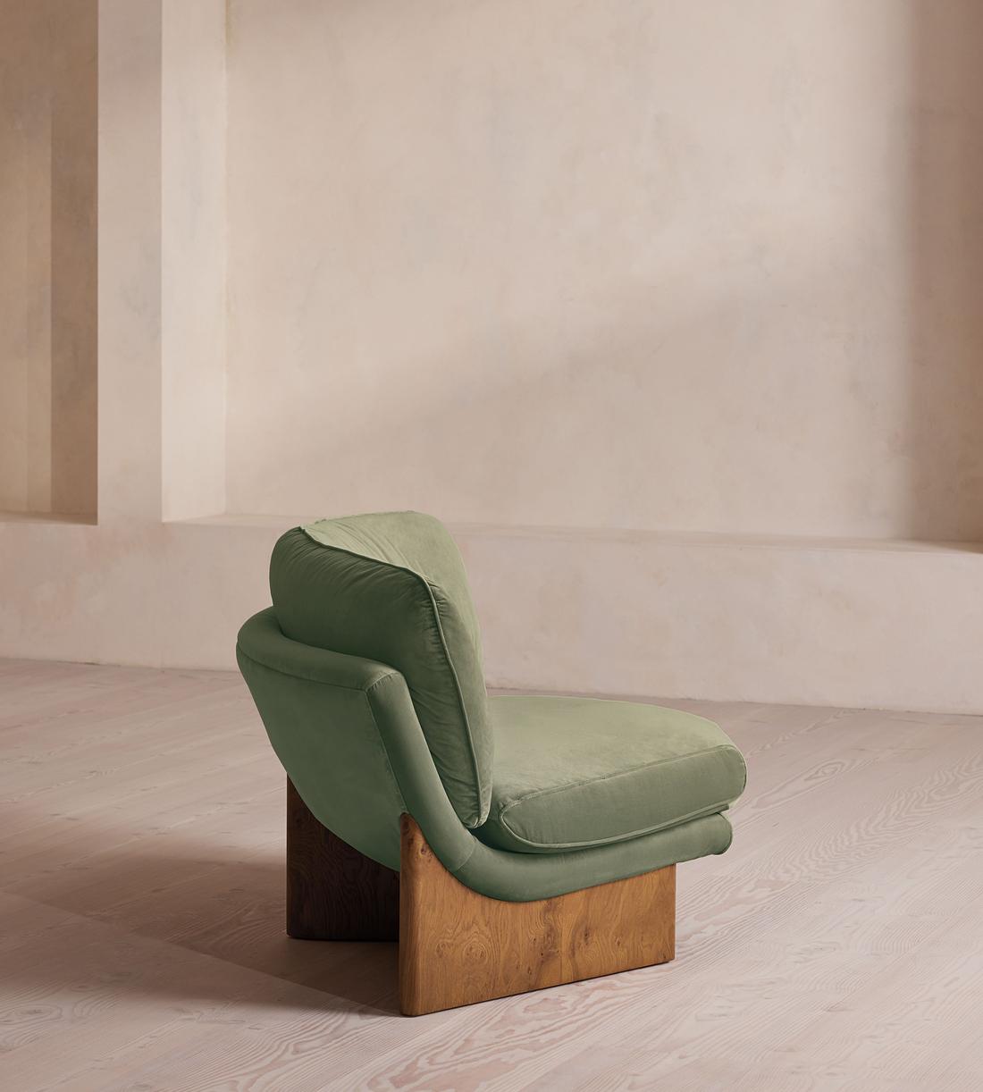Tellis Corner Chair - Velvet - Seafoam - UK - Images - Image 3