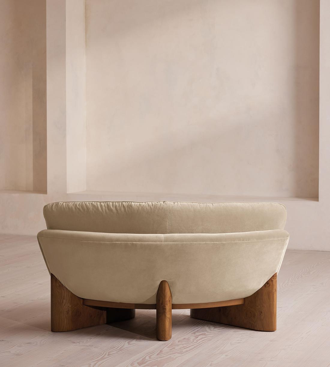 Tellis Corner Chair - Velvet - Oyster - UK - Images - Image 4
