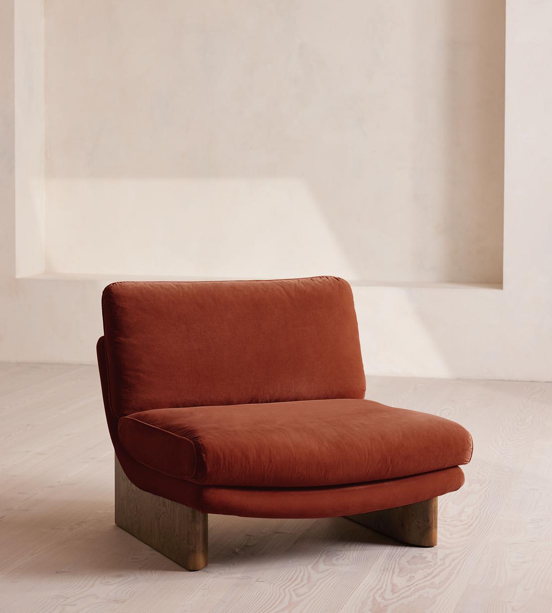 Tellis Chair - Velvet - Rust - UK - Listing - Image 2
