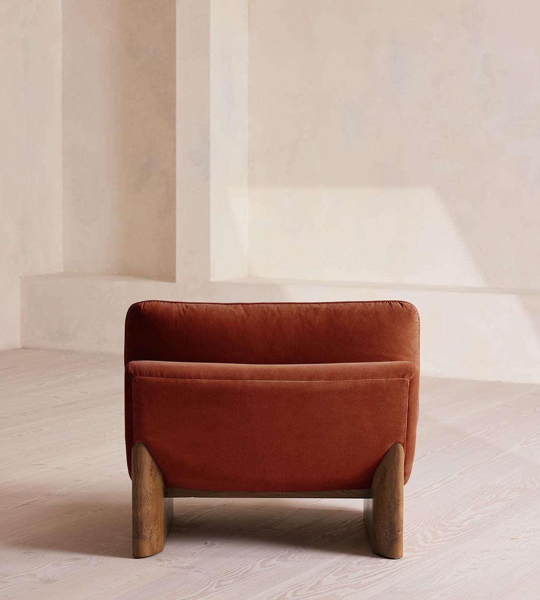 Tellis Chair - Velvet - Rust - US - Images - Image 4