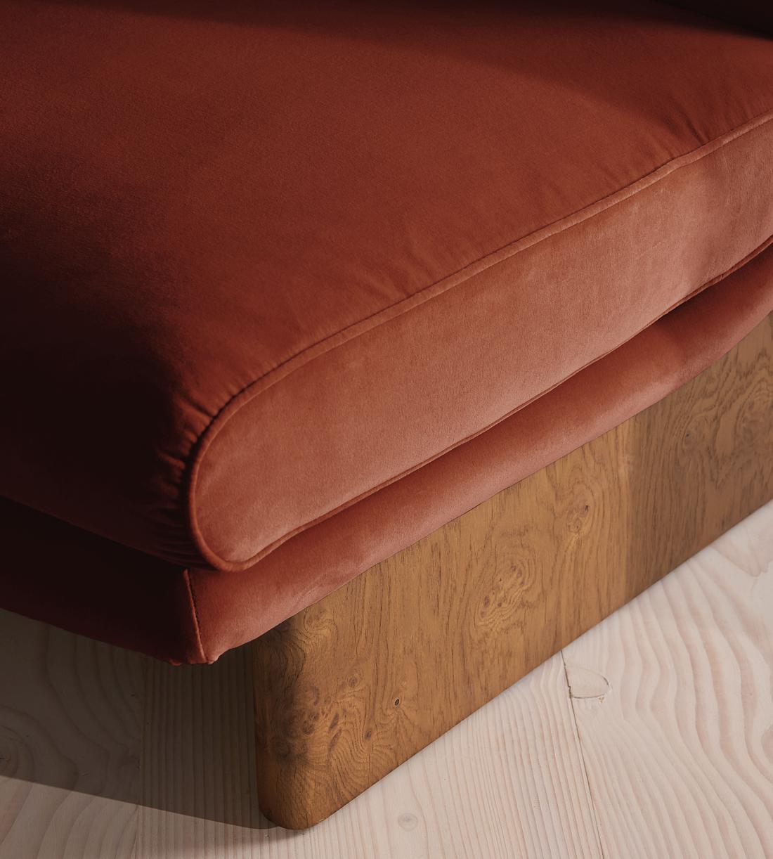 Tellis Chair - Velvet - Rust - US - Images - Image 5