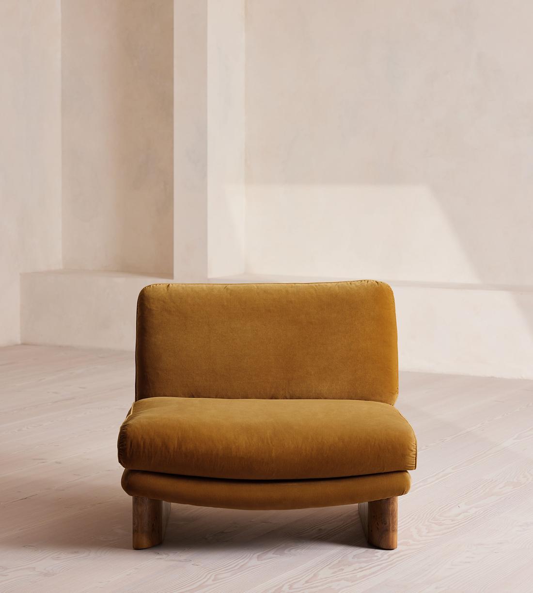 Tellis Chair - Velvet - Mustard - US - Listing - Image 1