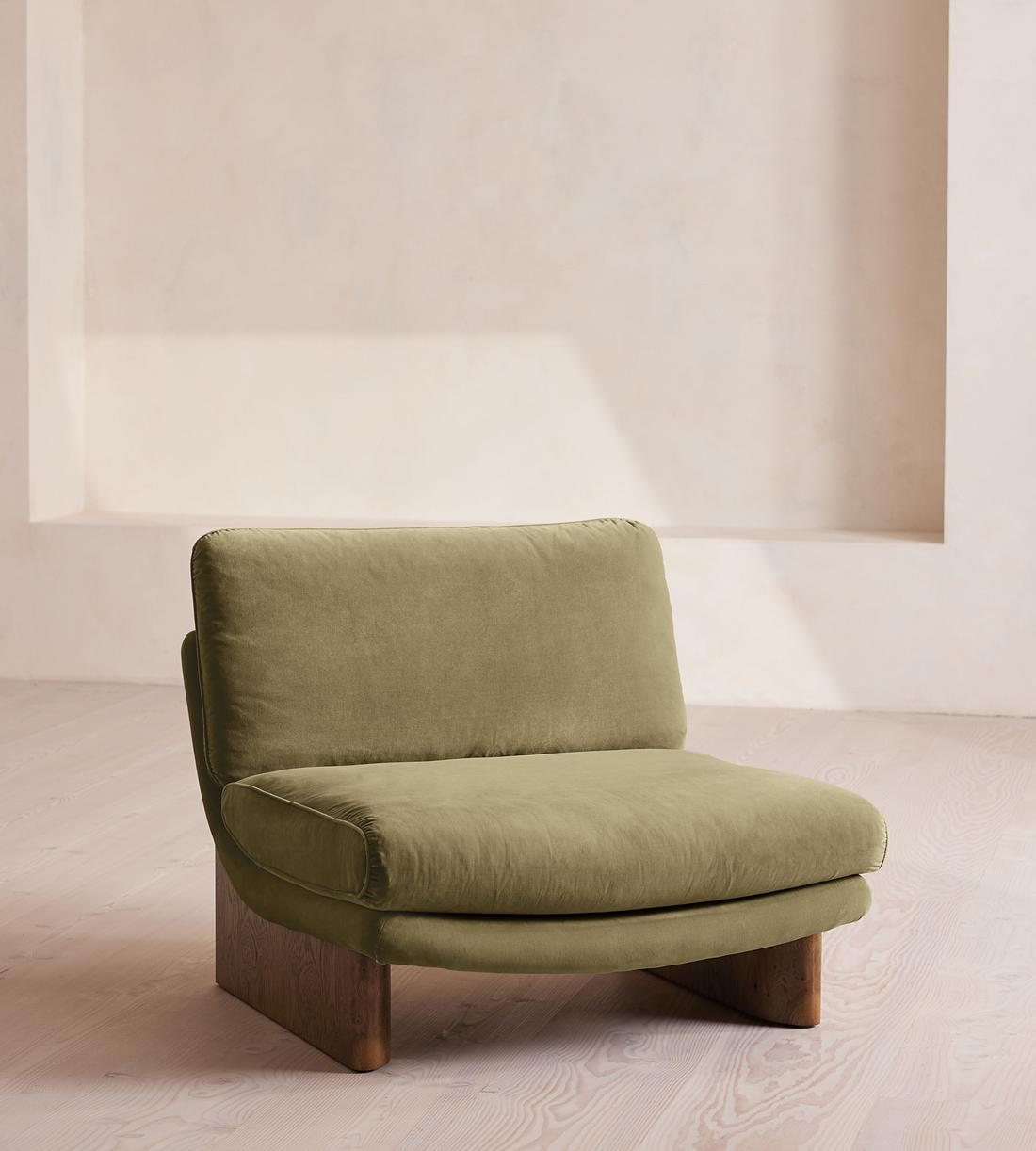 Tellis Chair - Velvet - Lichen - US - Listing - Image 2