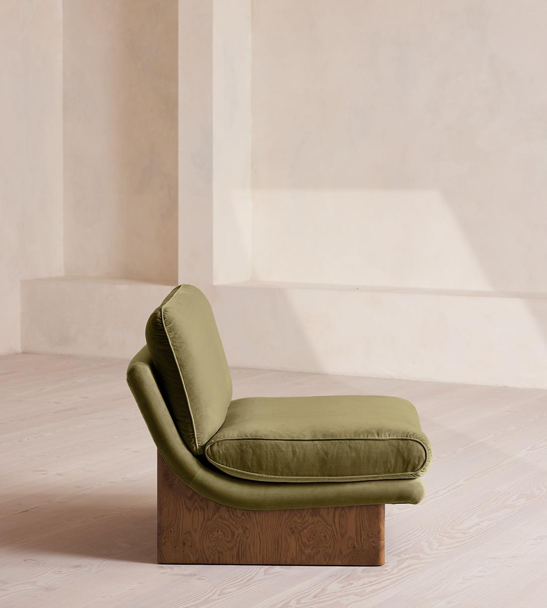 Tellis Chair - Velvet - Lichen - US - Images - Image 3