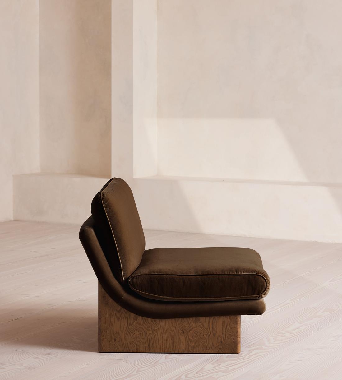 Tellis Chair - Velvet - Chocolate - US - Images - Image 3