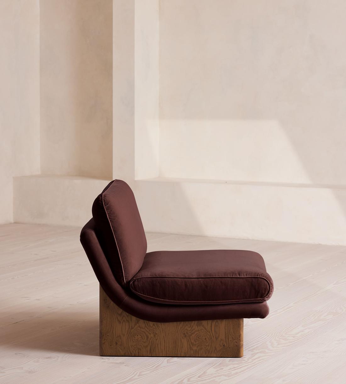 Tellis Chair - Velvet - Aubergine - UK - Images - Image 3