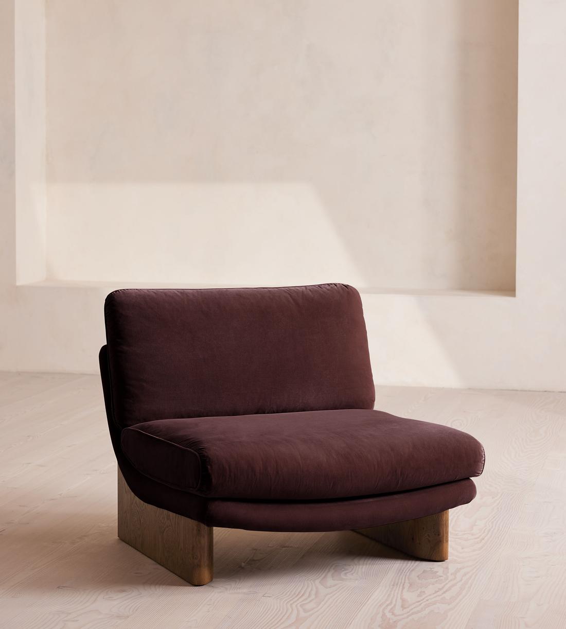 Tellis Chair - Velvet - Aubergine - US - Listing - Image 2