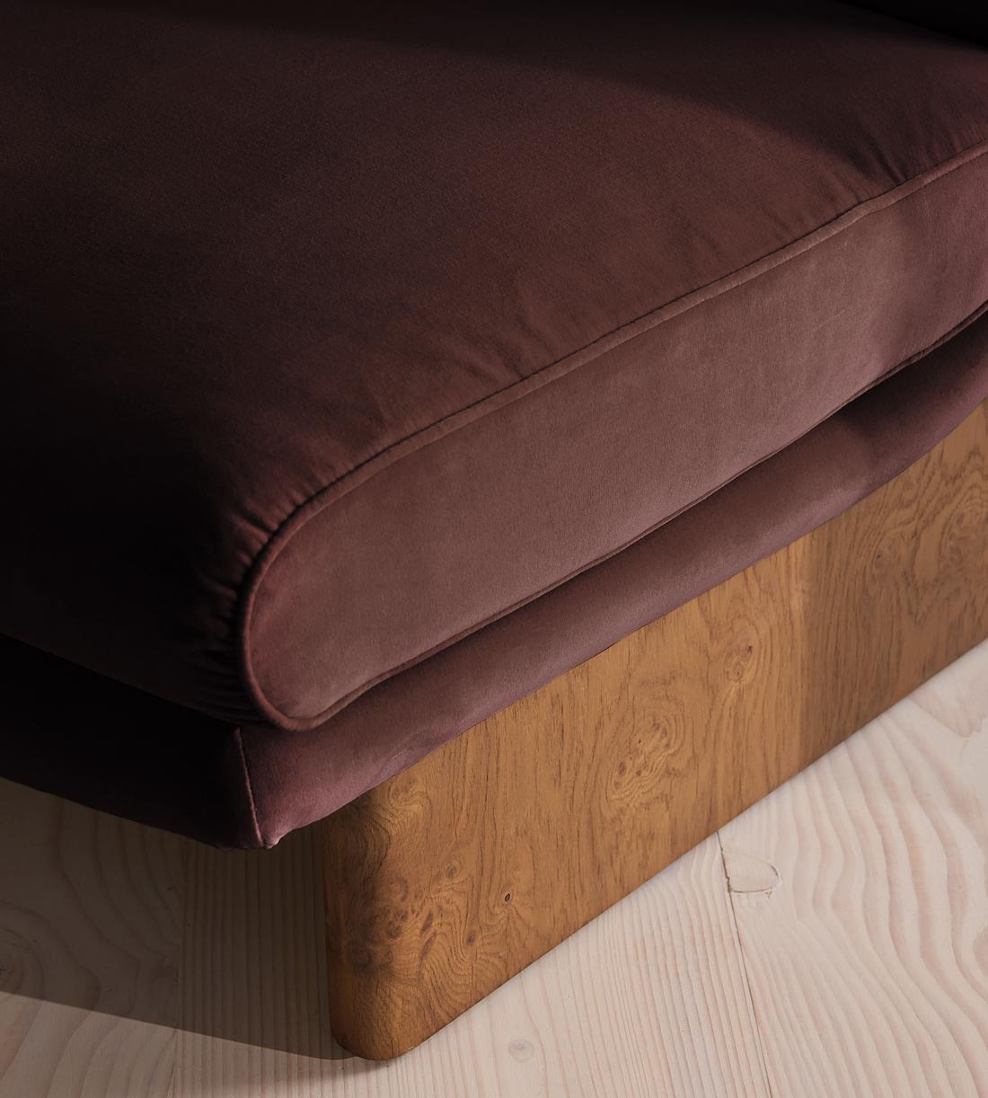 Tellis Chair - Velvet - Aubergine - US - Images - Image 5