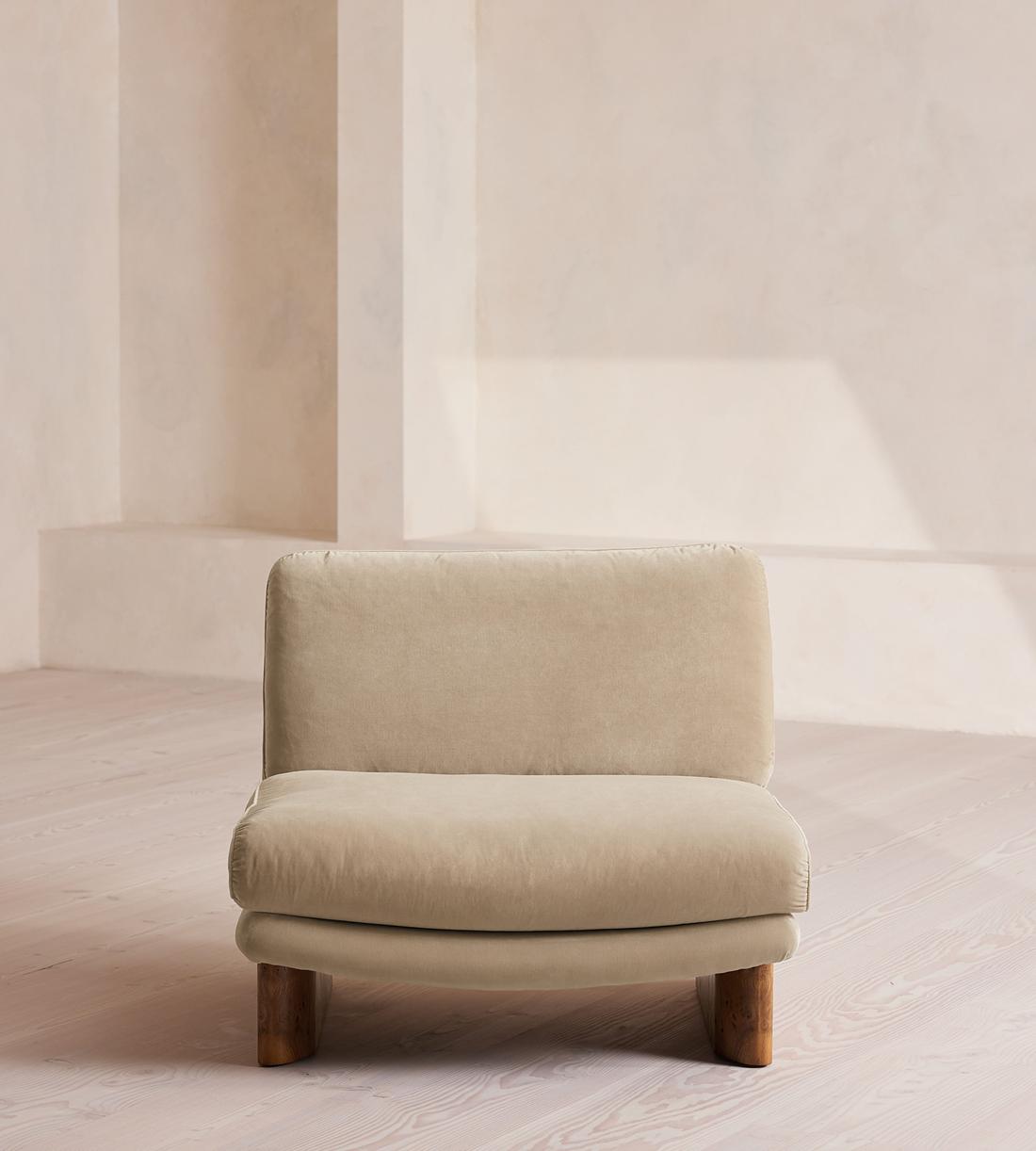 Tellis Chair - Velvet - Oyster - US - Listing - Image 1