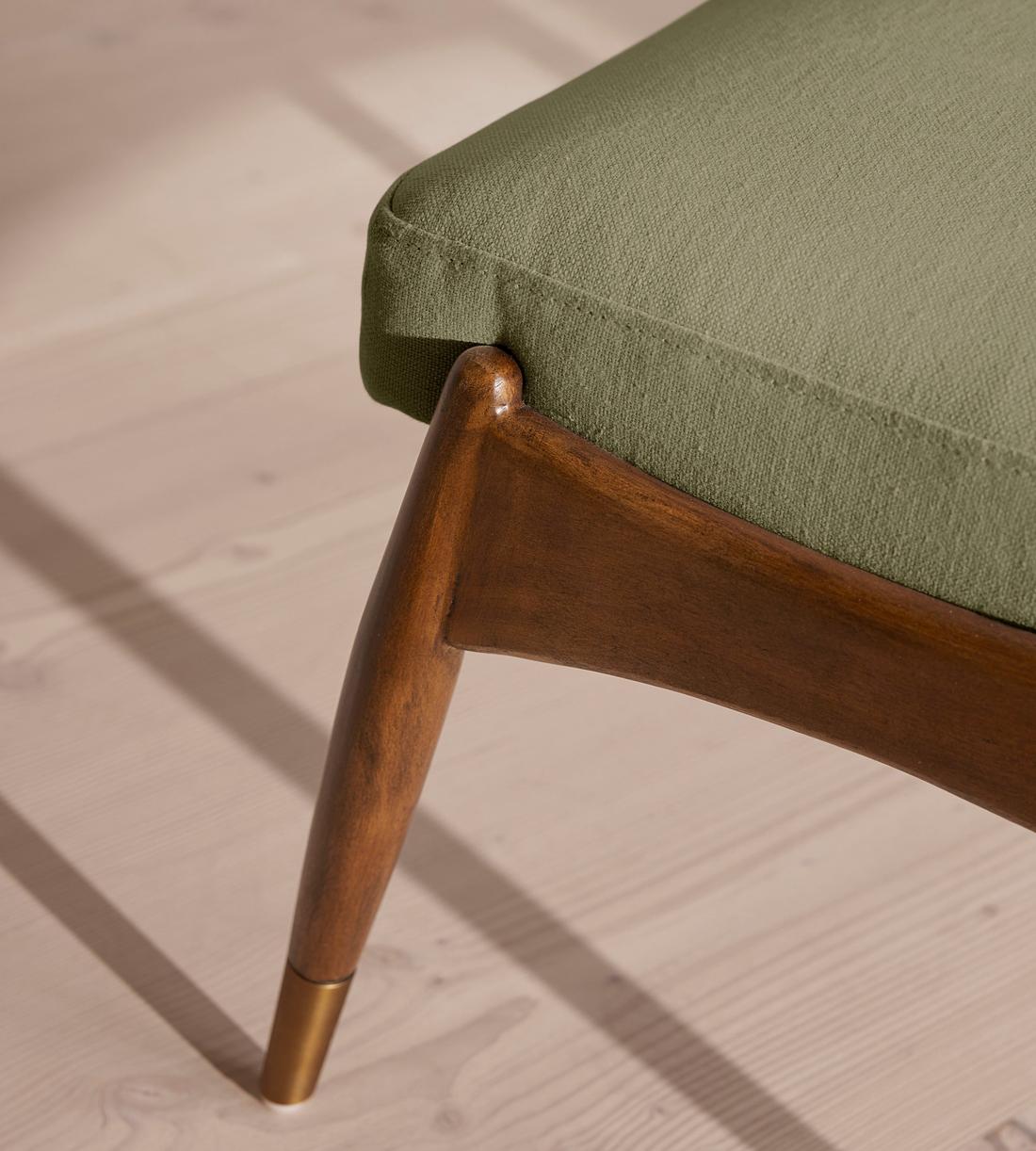 Theodore Footstool - Linen - Sage - Images - Image 3