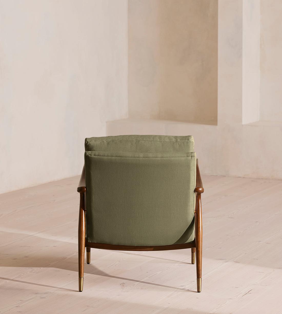 Theodore Armchair - Linen - Sage - US - Images - Image 4