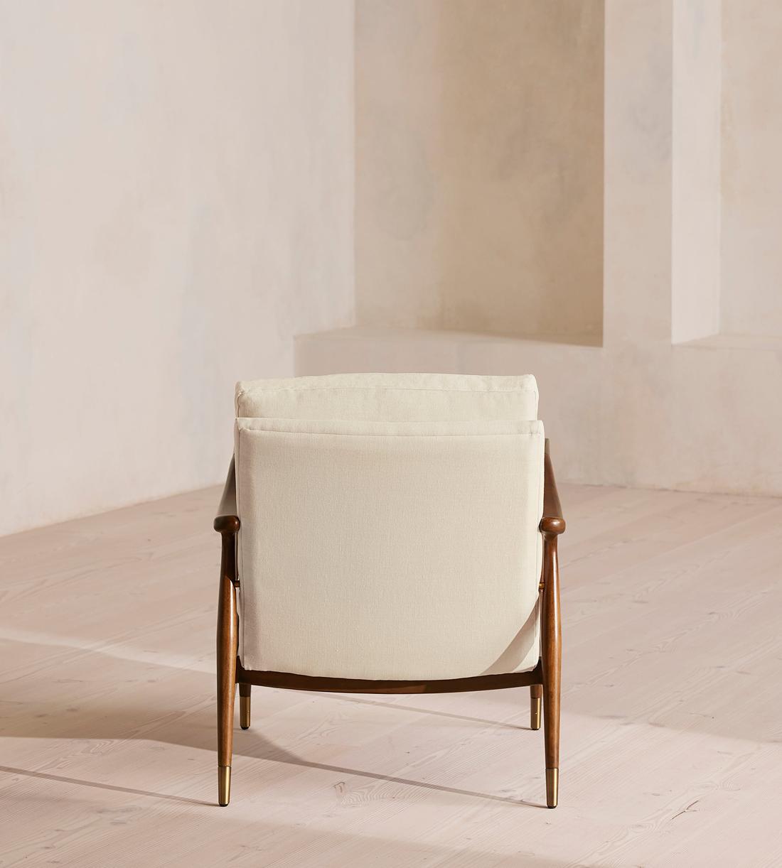 Theodore Armchair - Linen - Bisque - US - Images - Image 4