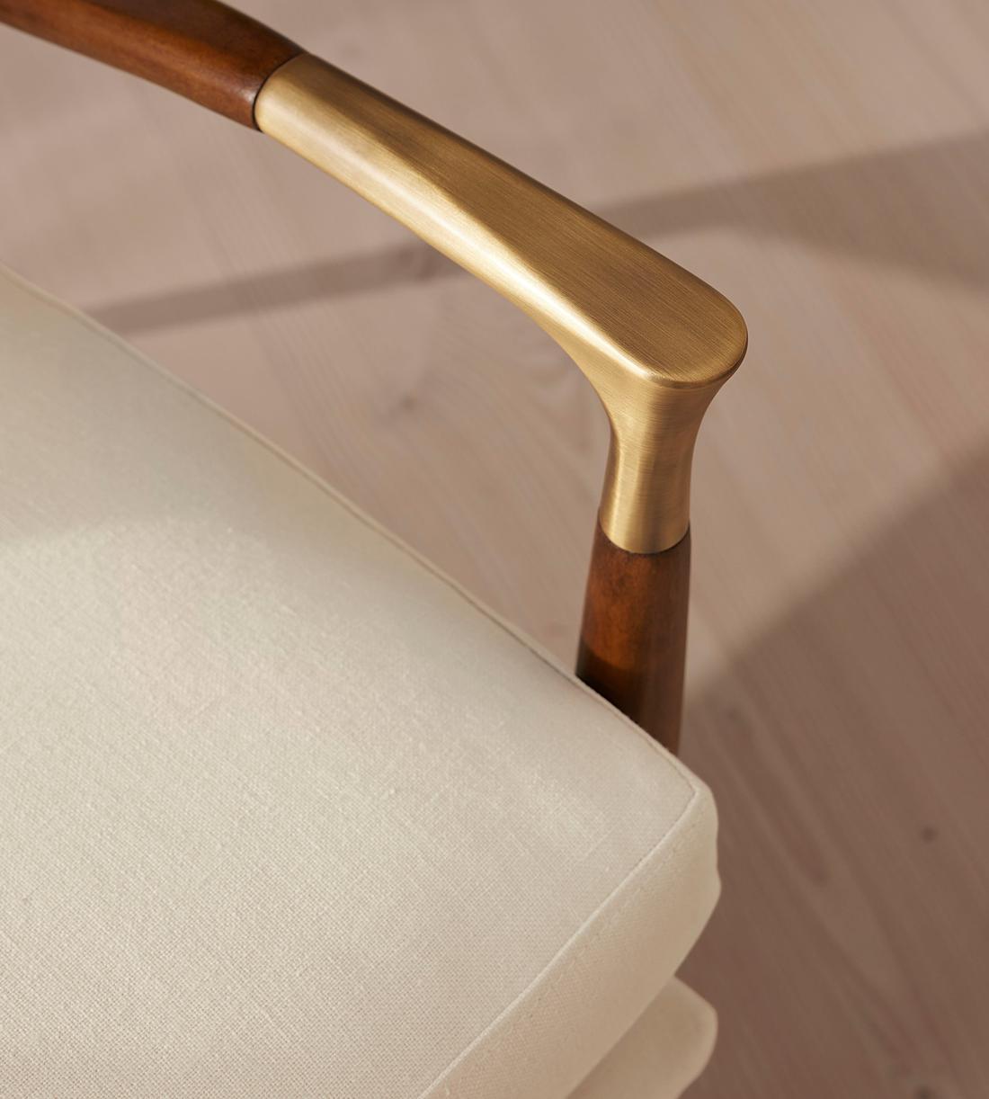 Theodore Armchair - Linen - Bisque - US - Images - Image 6